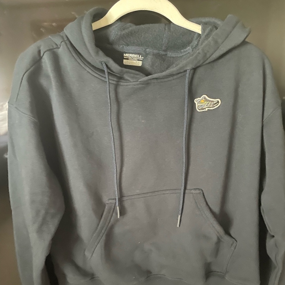 Merrell Hiking Navy Hoodie — Mens Medium